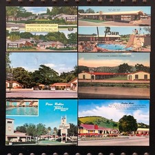 [6] Paso Robles California Motel postcards [all posted] picture