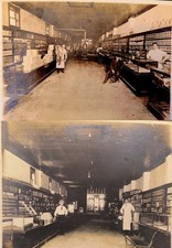 GREENTOWN IN ~  General Store Interior Lot by kokomo Indiana cabinet cards picture