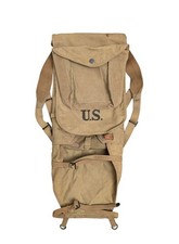 WWI US M1910 Haversack Complete 1918 Named 1st Lt 124th Inf. picture