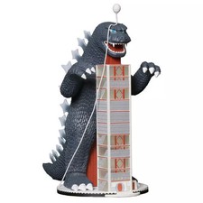 Godzilla Tower Japan Rare X-Plus Toho Maniacs Series Painted Vinyl Figure picture
