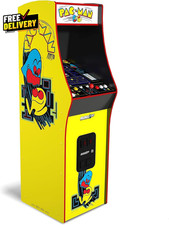 Pac Man Deluxe Arcade Gaming Cabinet 14 Classic Games picture