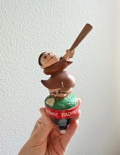 Vintage Budweiser Padres Fryer Tap Handle Batter Baseball Beer Knob Breweriana picture