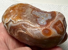 9oz LSA Lake Superior eyes quartz sparkles banded agate #53 picture