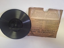 Edison Diamond Disc Re-Creation # 50195 great condition with matching sleeve picture