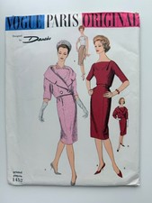 Vintage 1959 Vogue Paris Original 1452 Jean Desses Suit Sz 16 B36 Uncut FF picture