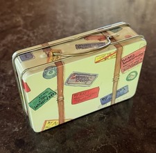 Vintage 1996 Oscar & Bertie Candy Tin Suitcase Chambers Candy Co. P.D. Jackson picture