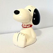 Vintage Snoopy Ceramic Coin Bank Made in Japan UFS 1958 1966 Peanuts 6