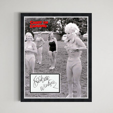 Barbara Windsor - Carry On Camping Actress Genuine Signed Autograph Framed picture