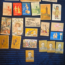 Lot Of 23 Vintage Victorian Advertising Trade Cards picture