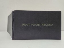 1909 antique PILOT FLIGHT RECORD brighton ma CONSTANCE M SHERIDAN picture
