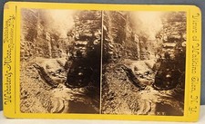 1860s 70s Watkins Glen Natural New York Famous Places Stereoview Card picture