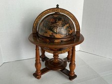 Original Vintage Italian Globe Ice Bucket Bar Made in Italy 16’ x 14” picture