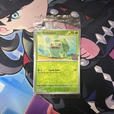 Pokemon TCG Card Bulbasaur 001/165 S&V 151  Best Buy Promo - Sealed picture