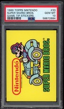1989 Topps Nintendo Stickers #33 Super Mario Bros. PSA 10 picture