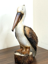 Vintage Tii Collections Resin Pelican on Log Figurine 10