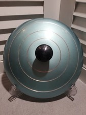 VTG Wear-Ever Hallite Turquoise Teal Aluminum 7 1/8
