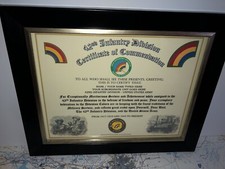 42ND INFANTRY DIVISION / COMMEMORATIVE - CERTIFICATE OF COMMENDATION picture