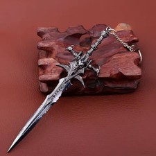 WoW Frostmourne Sword Keychain Lich King Weapon Pendant Cosplay Gift picture