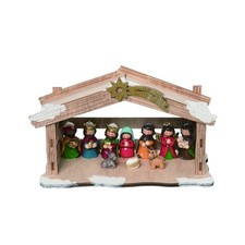 Transpac Holy Family Nativity Creche Christmas Decor Set of 11 picture
