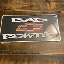 VINTAGE For Chevy Bow tie Bad  Front TAG LICENSE PLATE SIGN NOS Retro picture