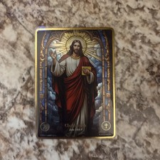 2026 Sacred Legacy The Messiah Jesus Christ #103/100 Secret Rare Stained Glass picture