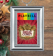 Natasha, Pierre and the Great Comet of 1812 Musical Playbill Christmas Ornament picture