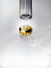 Rolex Watch Original Magazine Print Ad 2x A4 picture