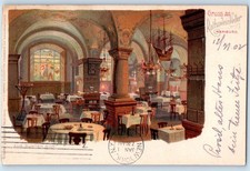 Germany Postcard Rathsweinkeller Greetings from the Hamburg 1903 Antique picture