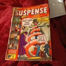 SUSPENSE 8 timely 1951 Walking Ghost Missing Head Atlas pre-code horror tales of picture