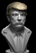 🔥 DONALD TRUMP TRUE LIFE-LIKE 3D BUST – 1 FOOT HUGE STATUE 🔥 picture