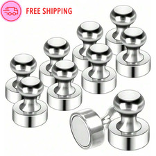 10x Fridge Magnets for Whiteboard Refrigerator Magnet Small& Strong Metal Magnet picture