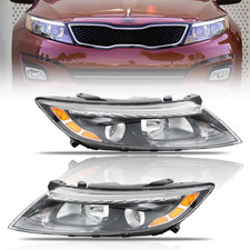 Upgraded Halogen Headlights Assembly for 2014 2015 Optima, [LED Daytime Running picture