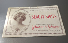 Antique 1910-1920's Johnson & Johnson Assorted Beauty Spots in Envelope picture