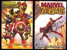 Marvel Zombies Vol 1 and Vol 2 Graphic Novel TPB Lot Robert Kirkman Complete picture