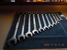 11 Vintage CRAFTSMAN COMBINATION WRENCHES VV and V Series FORGED IN USA picture