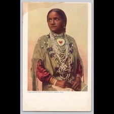 Antique Postcard Wah-Ta-Waso Iroquois Native American Omaha Nebraska picture