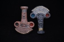 Rare Antique Egyptian Stone Amulet Handmade Pharaonic Figure picture