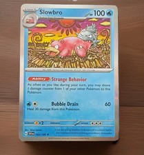 2023 Pokémon Scarlet & Violet Slowbro 043/198 Reverse Holo English Shinji Kanda picture