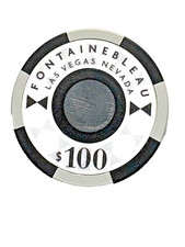 -VINTAGE NEVADA-**FONTAINEBLEAU**$100 Chip Las Vegas-2025 picture