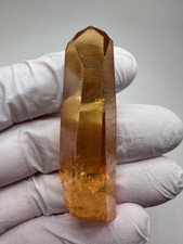 Rare Large Sunrise Aura Arkansas Quartz Crystal Lemurian Point picture