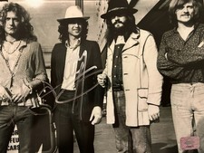 Led Zeppelin 8x10 Autographed Photo With COA Page/Plant Signed picture