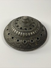 Scene In Action Cast Iron Motion Lamp Top part only  please read antique picture