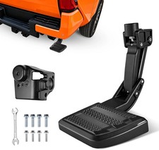 One-Piece Aluminum Upgraded Rear Bed Step Compatible with Toyota Tacoma 2024-202 picture