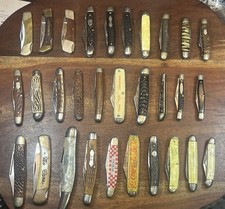 TSA CONFISCATED Hand Selected & Inspected Vintage Pocket Knife (Lot of 30) picture