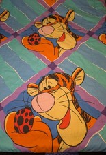 Vintage Disney Winnie the Pooh Tigger Reversible Twin Comforter Ladybug Bedding picture