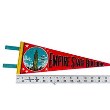 Empire State Buildng VINTAGE Felt Pennant New York City King Kong Youve Got Mail picture