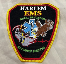 FDNY EMS STATION 16 HARLEM PATCH “GRIM REAPER” rare NYC picture