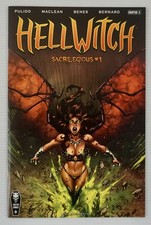 Hellwitch Sacrilegious #1 Black & White Edition 2021 Coffin NM picture