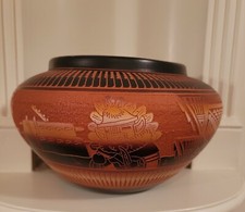 2006 J.R. & Diane Aragon Pottery Vase Acoma-Laguna Indigenous Pueblo New Mexico picture