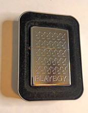 Zippo Playboy Ears Collectible Lighter Playboy & Pinups Theme w/ Tin Case & Box picture